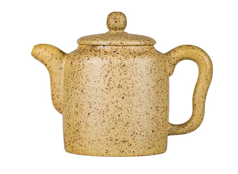 Чайник # 52226, дровяной обжиг/исинская глина, ручная работа, 230 мл.