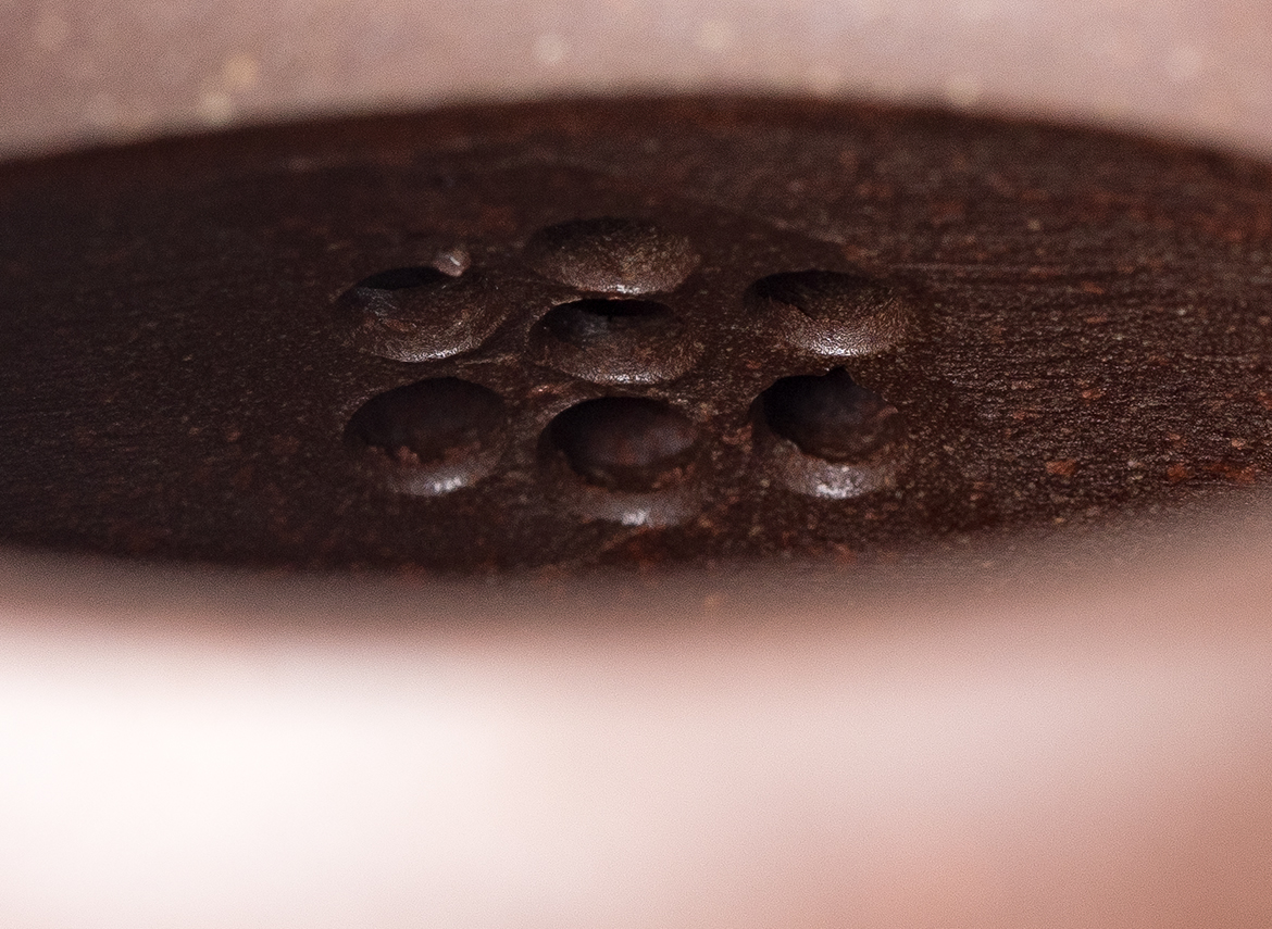 Чайник # 52228, дровяной обжиг/исинская глина, ручная работа, 160 мл.