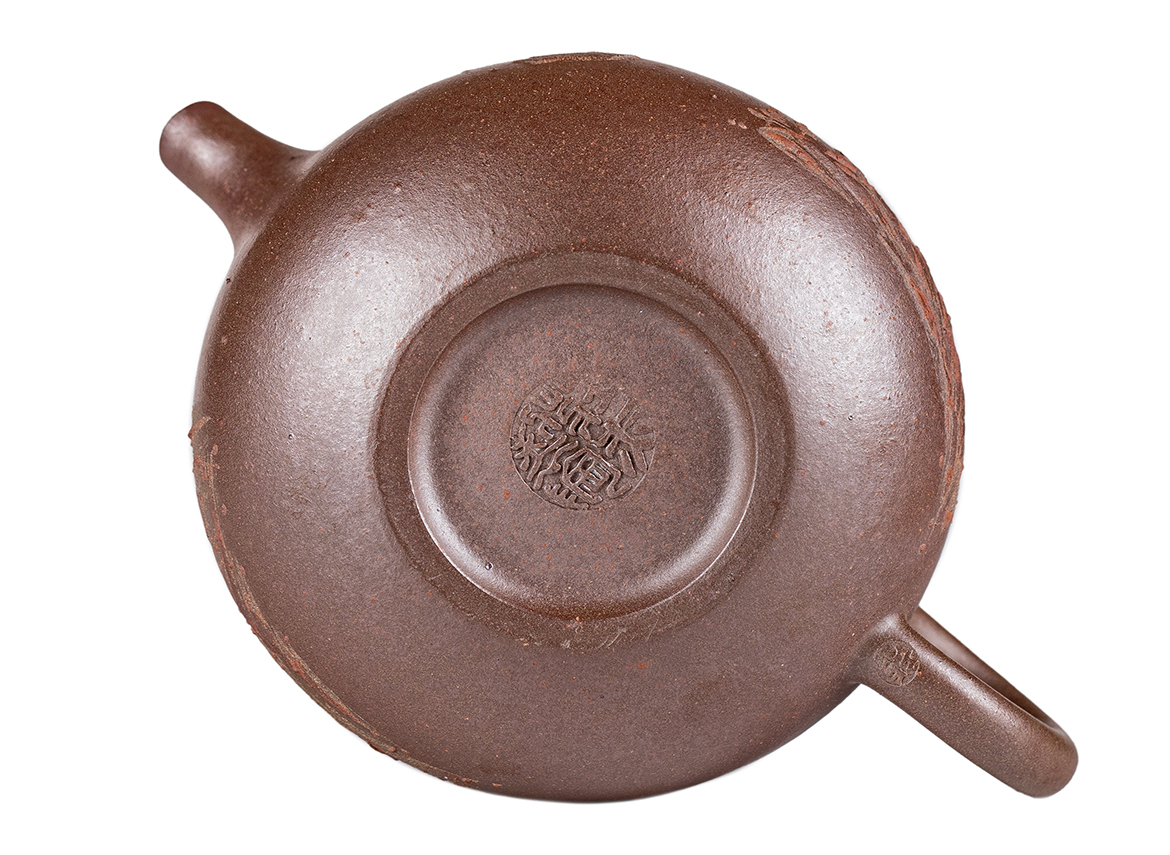 Чайник # 52228, дровяной обжиг/исинская глина, ручная работа, 160 мл.