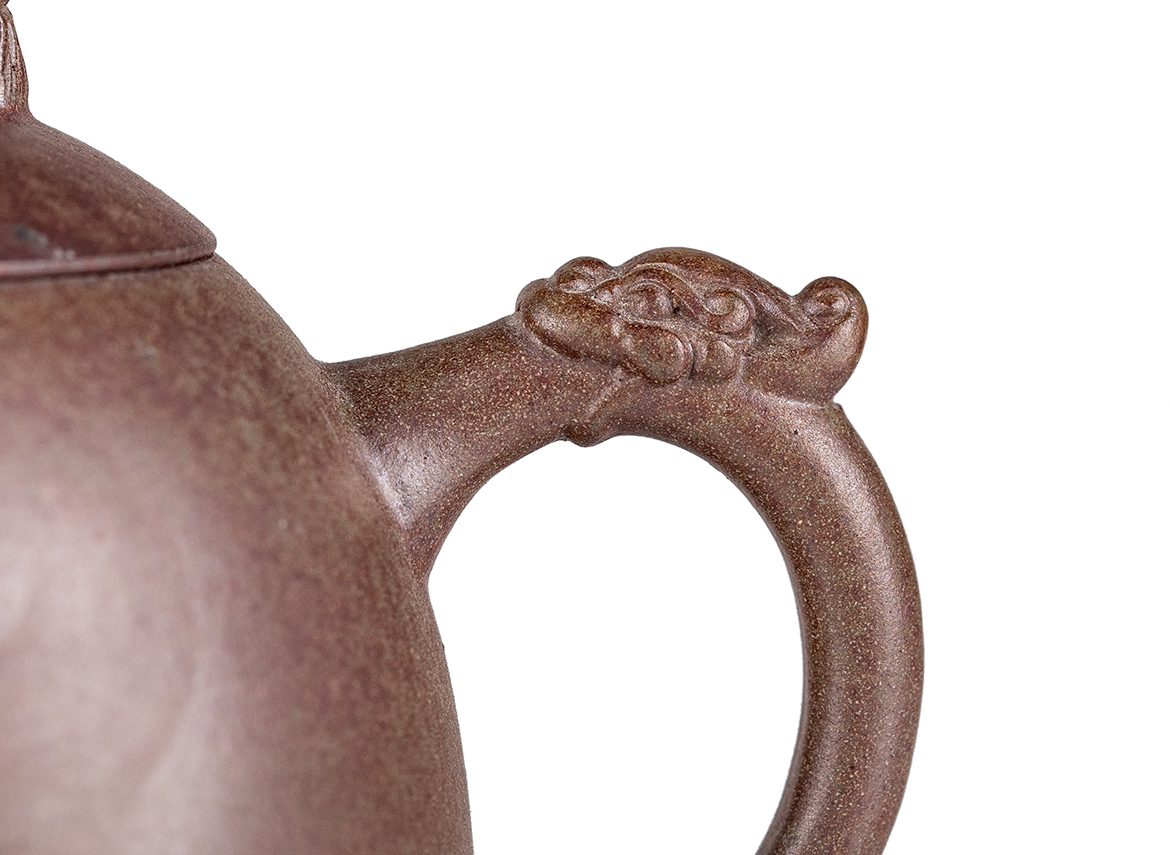 Чайник # 52229, дровяной обжиг/исинская глина, ручная работа, 180 мл.