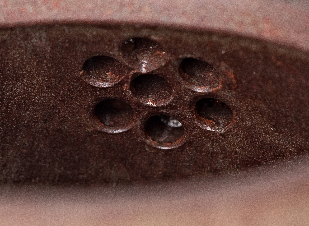 Чайник # 52229, дровяной обжиг/исинская глина, ручная работа, 180 мл.