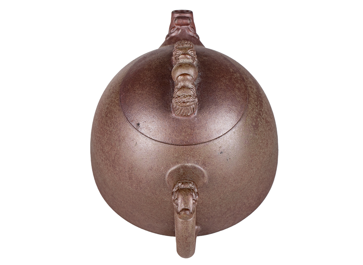 Чайник # 52229, дровяной обжиг/исинская глина, ручная работа, 180 мл.