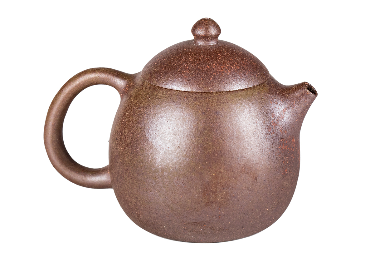 Чайник # 52233, дровяной обжиг/исинская глина, ручная работа, 85 мл.