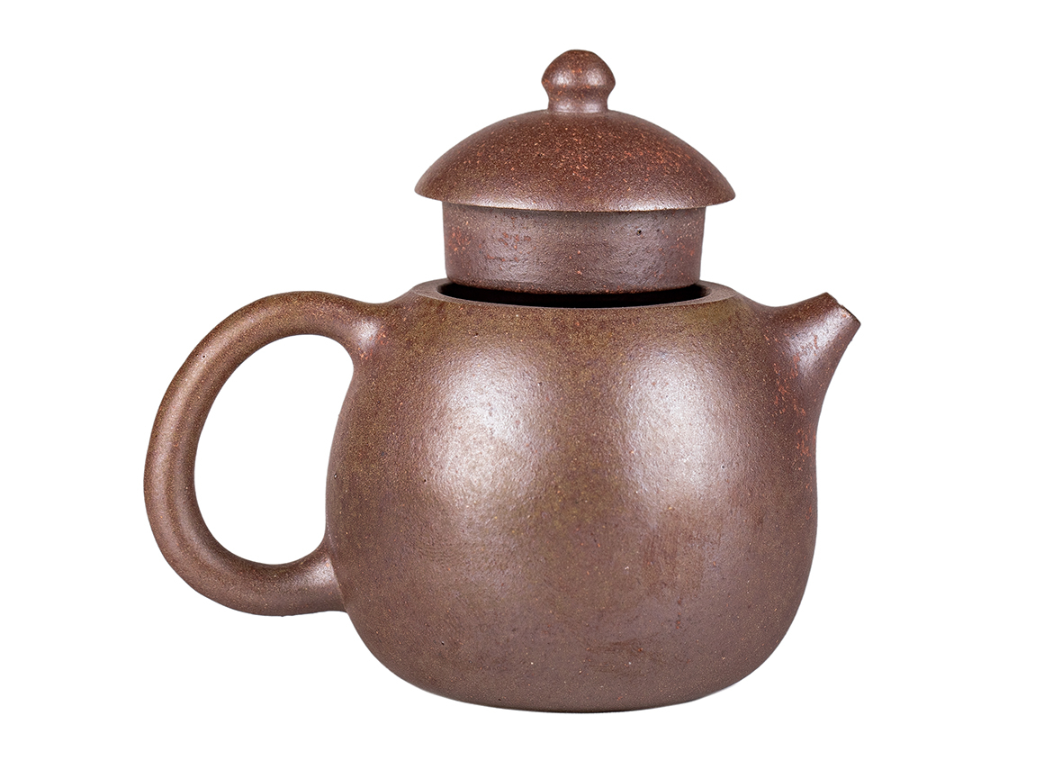 Чайник # 52233, дровяной обжиг/исинская глина, ручная работа, 85 мл.