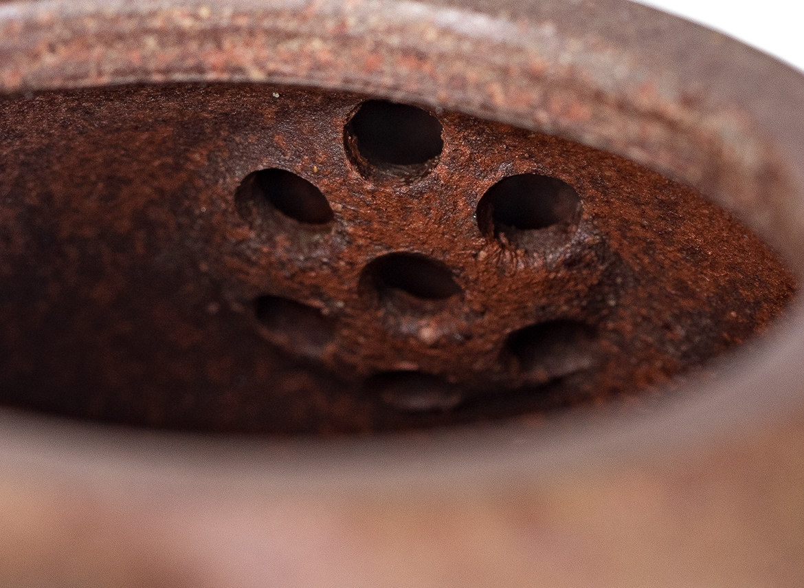 Чайник # 52233, дровяной обжиг/исинская глина, ручная работа, 85 мл.