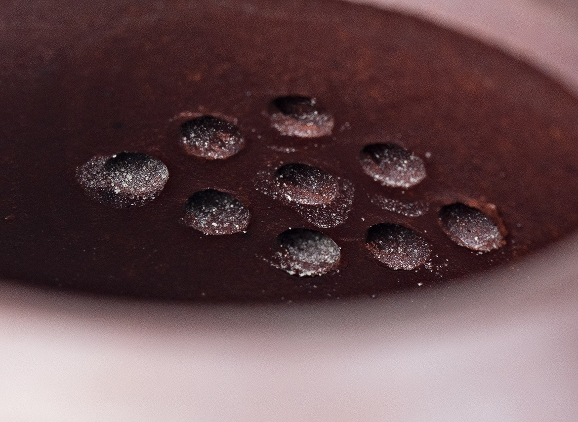 Чайник # 52234, дровяной обжиг/исинская глина, ручная работа, 155 мл.