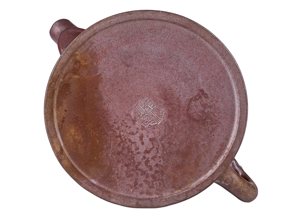 Чайник # 52234, дровяной обжиг/исинская глина, ручная работа, 155 мл.