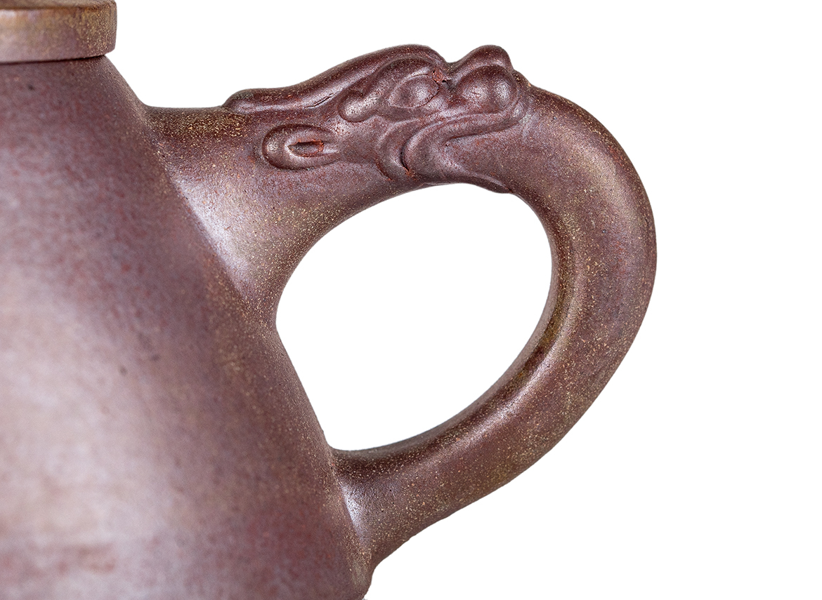 Чайник # 52234, дровяной обжиг/исинская глина, ручная работа, 155 мл.