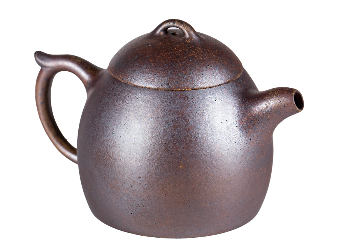 Чайник # 52235, дровяной обжиг/исинская глина, ручная работа, 200 мл.