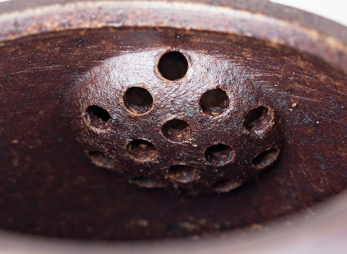 Чайник # 52235, дровяной обжиг/исинская глина, ручная работа, 200 мл.