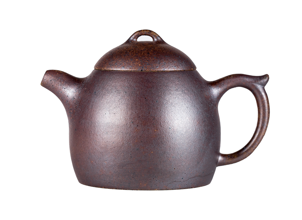 Чайник # 52235, дровяной обжиг/исинская глина, ручная работа, 200 мл.