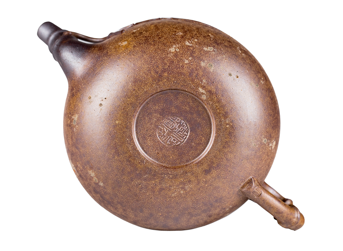 Чайник # 52236, дровяной обжиг/исинская глина, ручная работа, 260 мл.