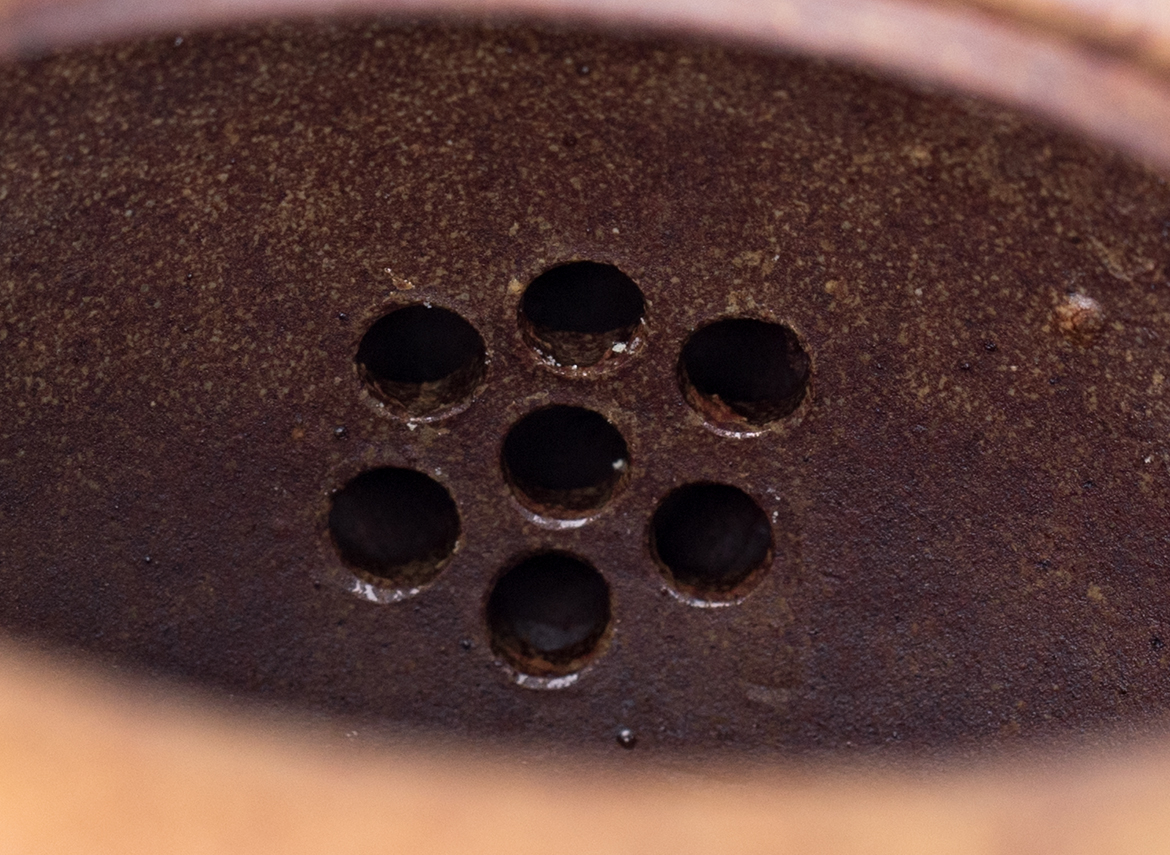 Чайник # 52236, дровяной обжиг/исинская глина, ручная работа, 260 мл.