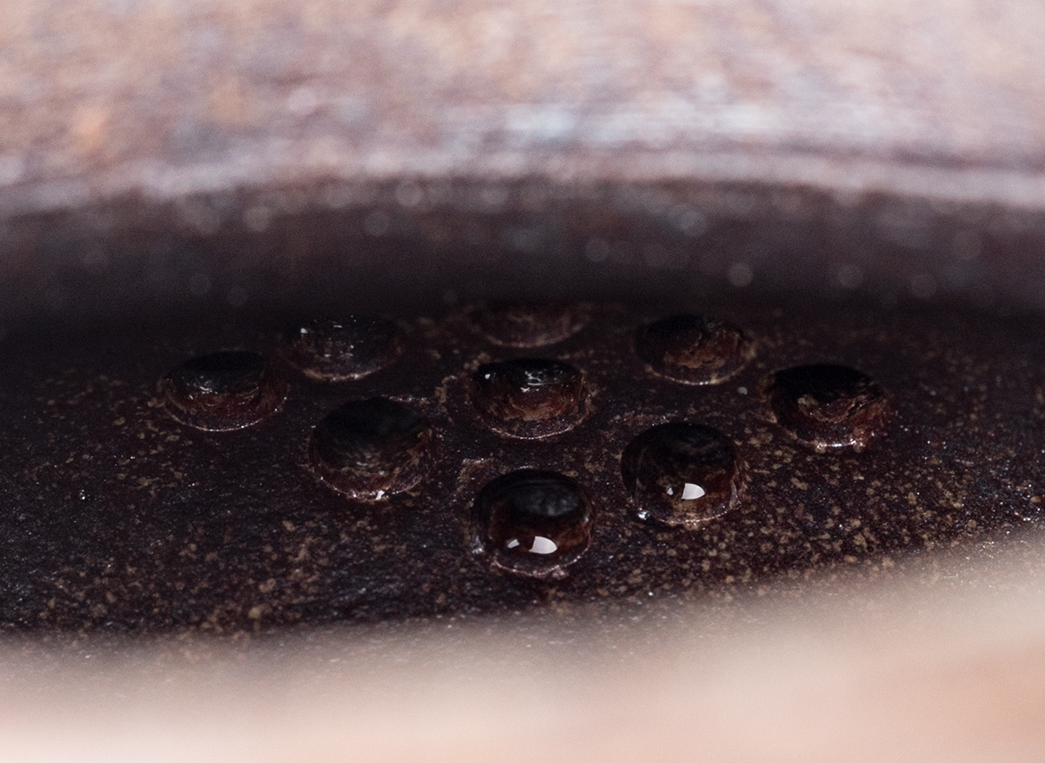 Чайник # 52238, дровяной обжиг/исинская глина, ручная работа, 170 мл.