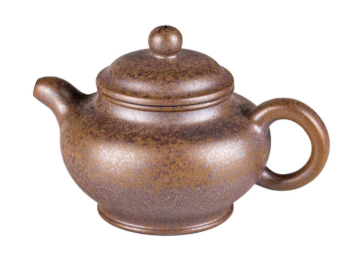 Чайник # 52238, дровяной обжиг/исинская глина, ручная работа, 170 мл.