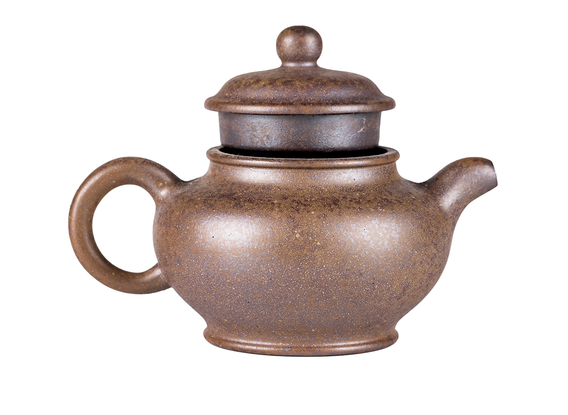 Чайник # 52238, дровяной обжиг/исинская глина, ручная работа, 170 мл.