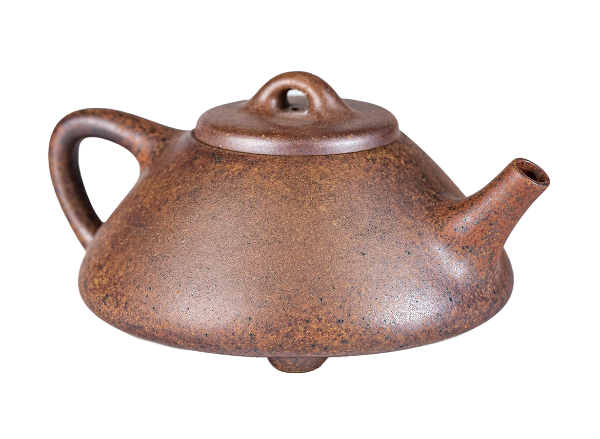 Чайник # 52239, дровяной обжиг/исинская глина, ручная работа, 160 мл.