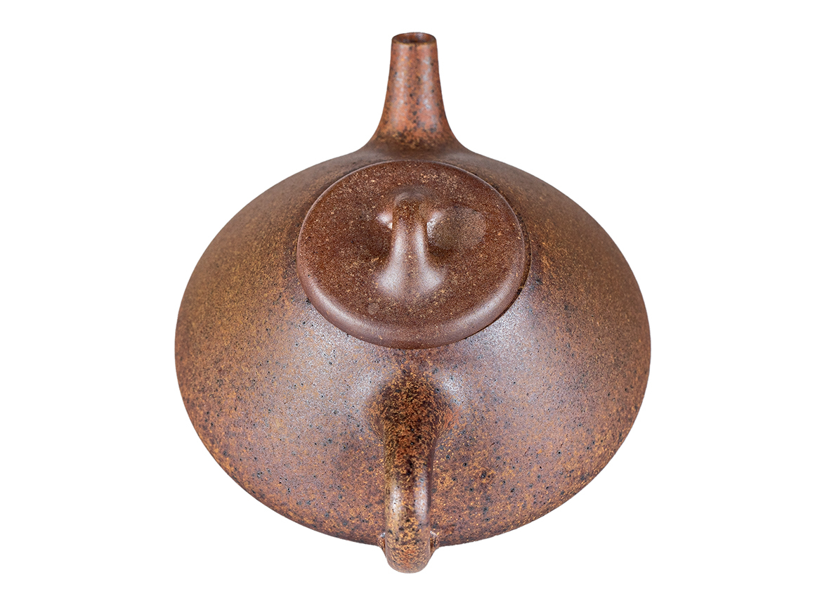 Чайник # 52239, дровяной обжиг/исинская глина, ручная работа, 160 мл.