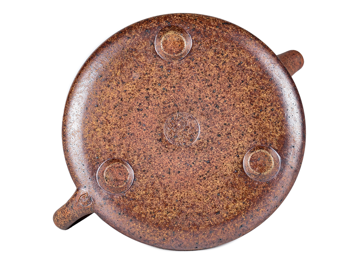 Чайник # 52239, дровяной обжиг/исинская глина, ручная работа, 160 мл.