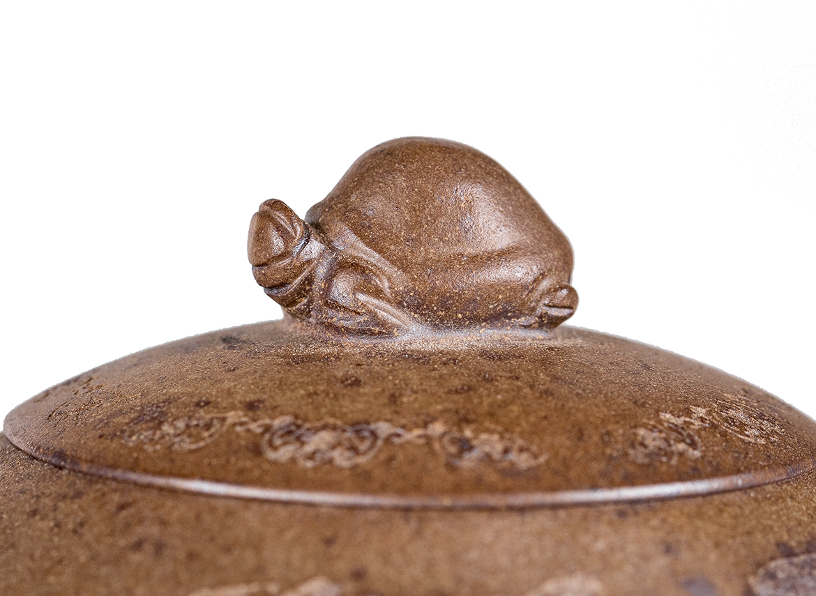 Чайник # 52240, дровяной обжиг/исинская глина, ручная работа, 300 мл.