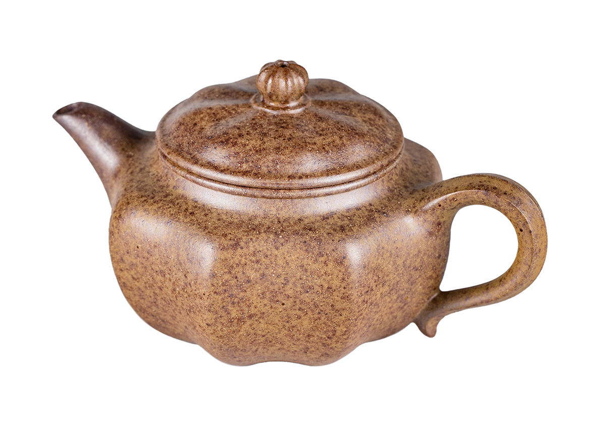 Чайник # 52242, дровяной обжиг/исинская глина, ручная работа, 140 мл.