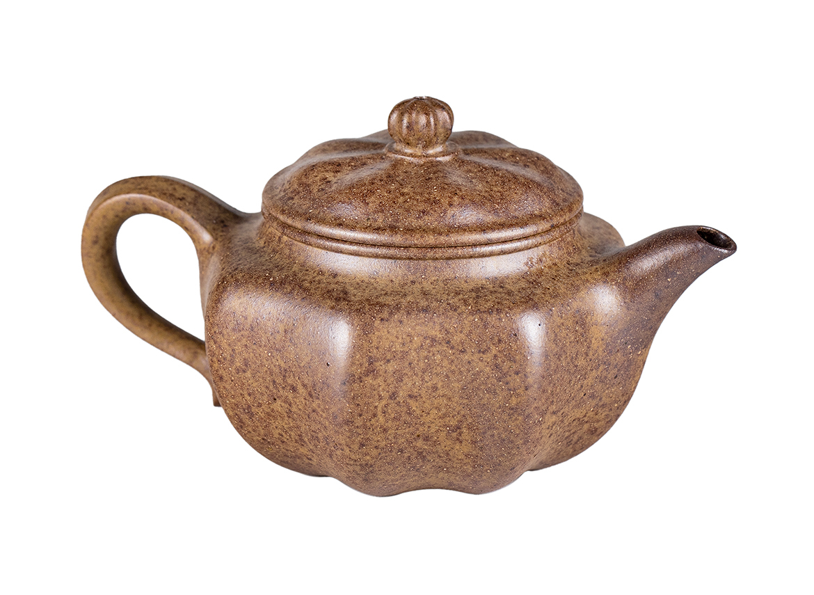 Чайник # 52242, дровяной обжиг/исинская глина, ручная работа, 140 мл.