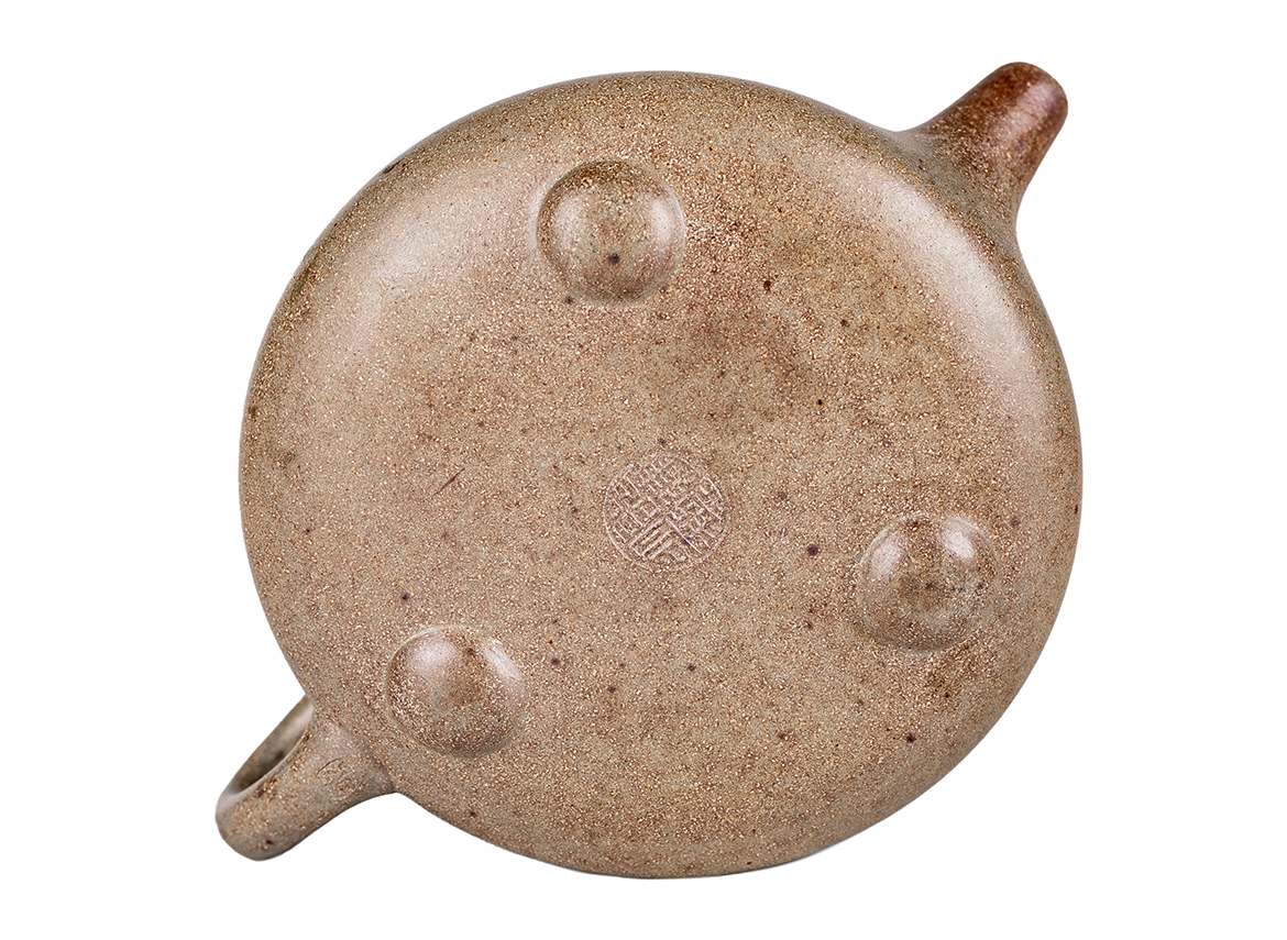 Чайник # 52244, дровяной обжиг/исинская глина, ручная работа, 170 мл.