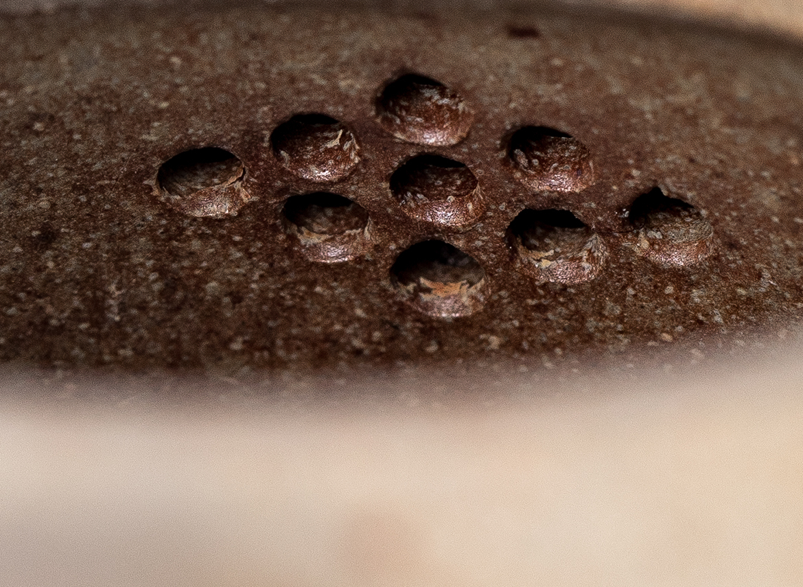 Чайник # 52244, дровяной обжиг/исинская глина, ручная работа, 170 мл.