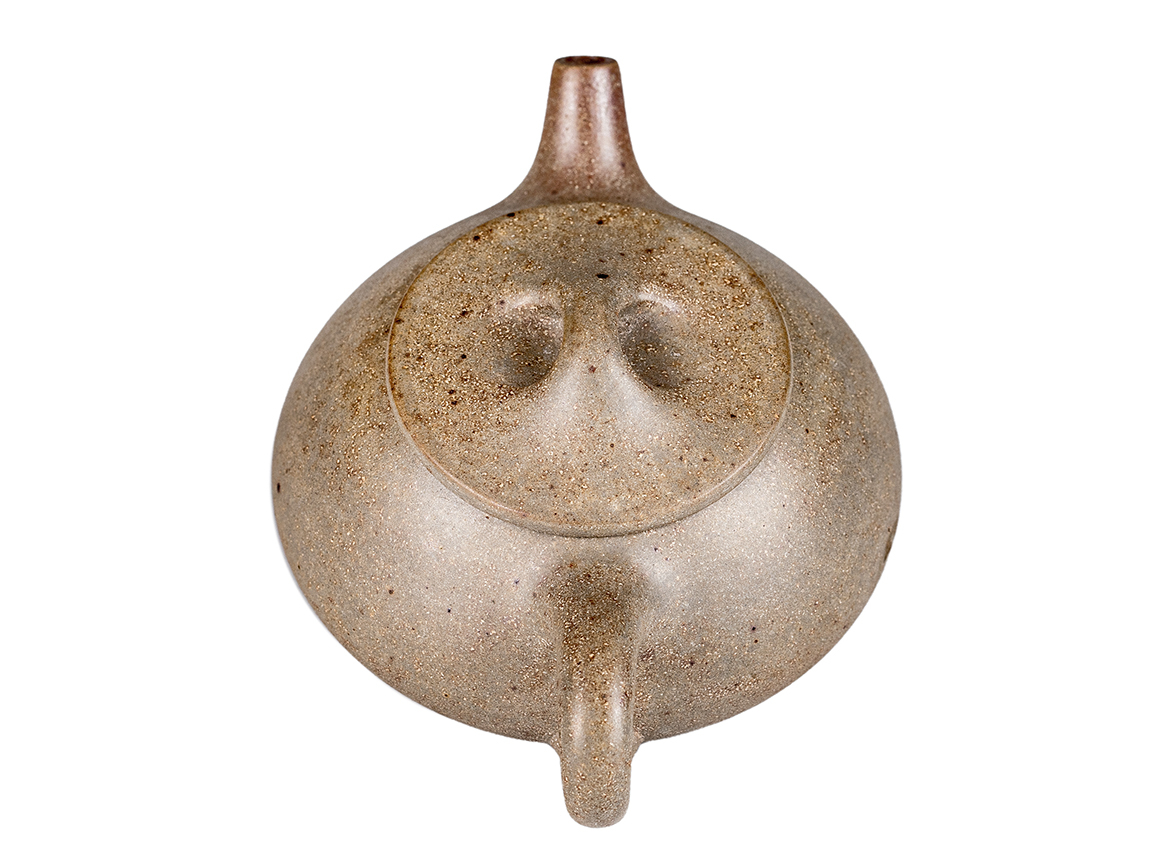 Чайник # 52244, дровяной обжиг/исинская глина, ручная работа, 170 мл.