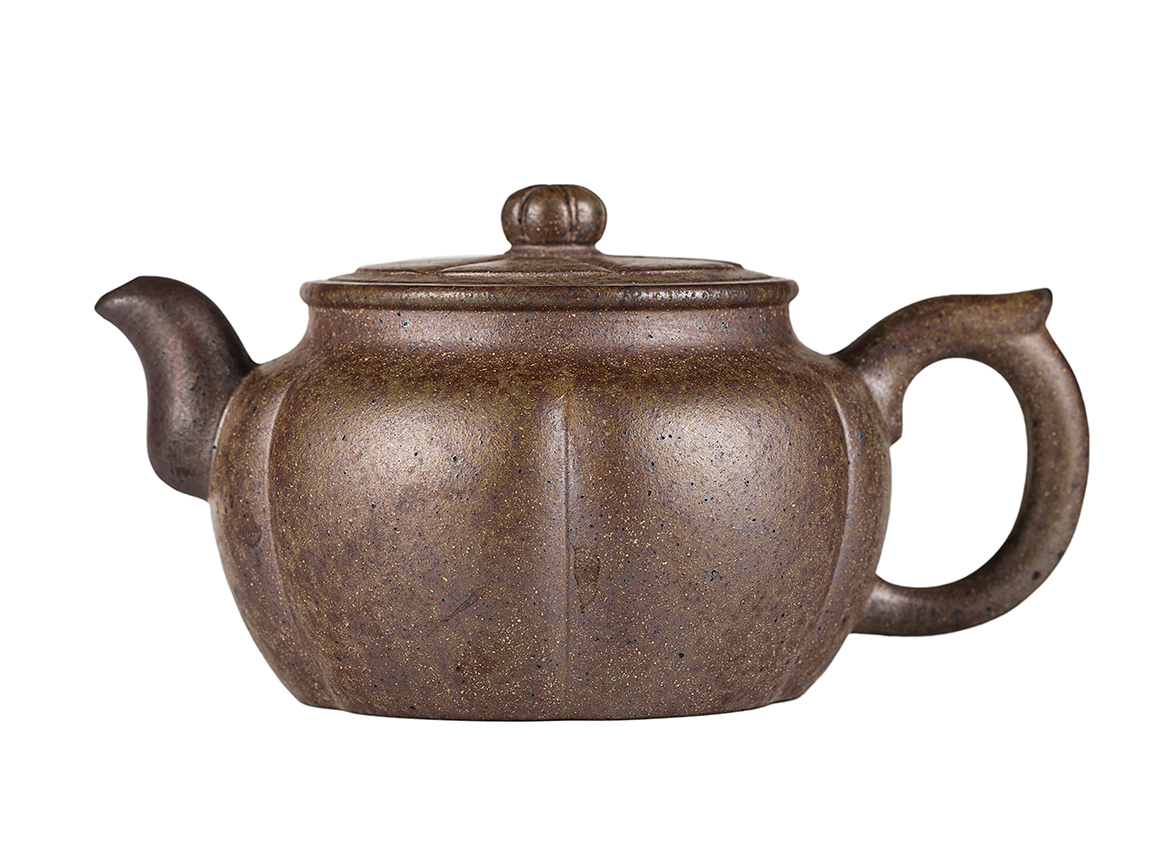 Чайник # 52255, дровяной обжиг/исинская глина, ручная работа, 300 мл.