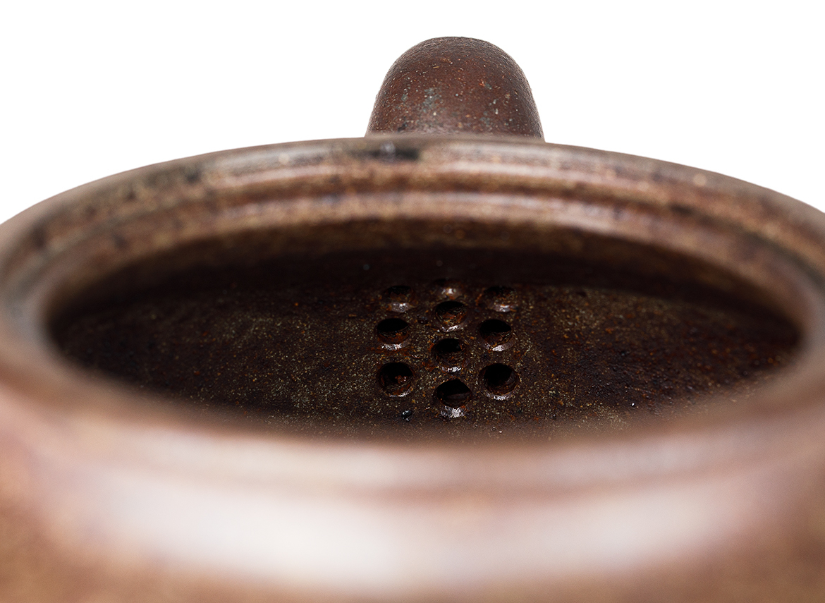 Чайник # 52255, дровяной обжиг/исинская глина, ручная работа, 300 мл.