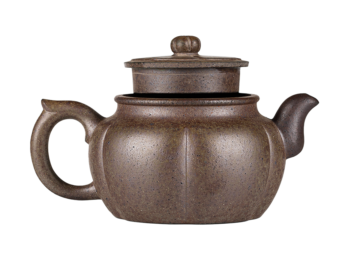 Чайник # 52255, дровяной обжиг/исинская глина, ручная работа, 300 мл.