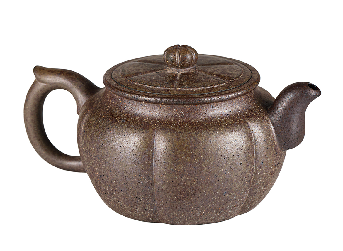 Чайник # 52255, дровяной обжиг/исинская глина, ручная работа, 300 мл.