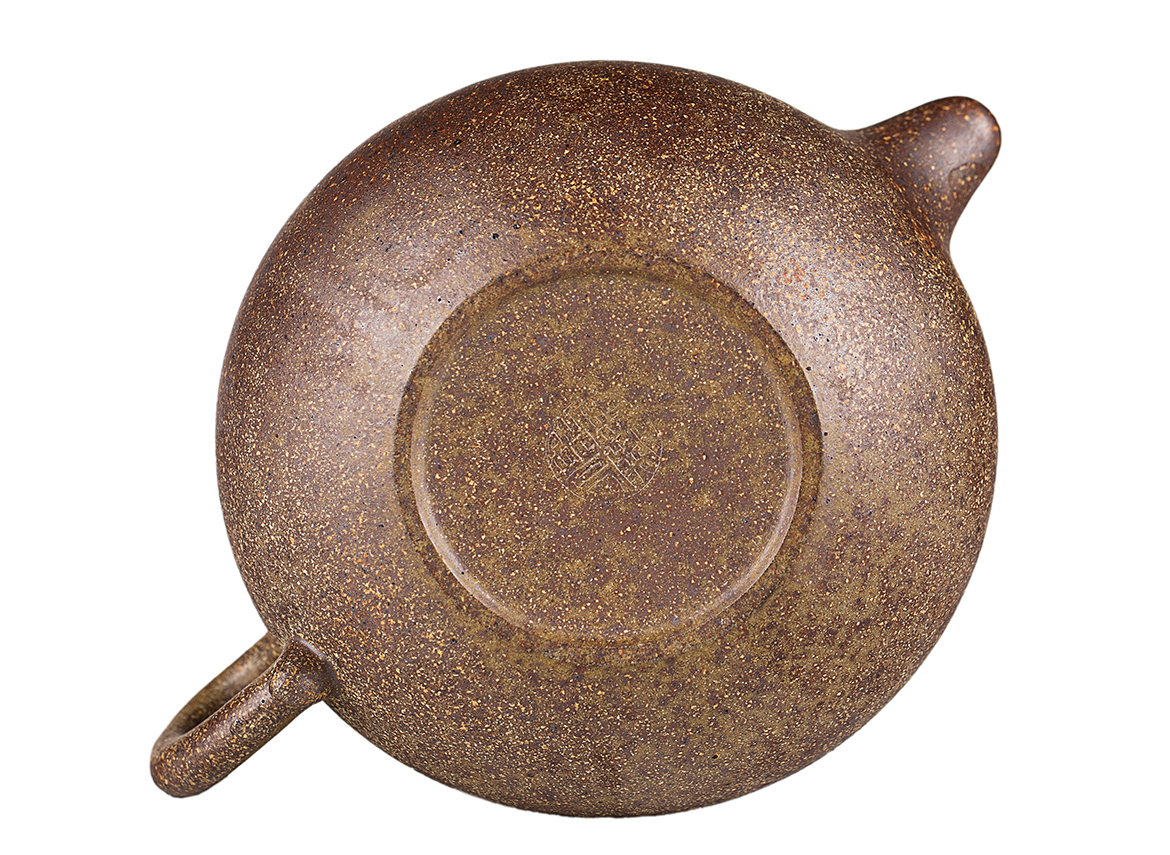 Чайник # 52260, дровяной обжиг/исинская глина, ручная работа, 160 мл.