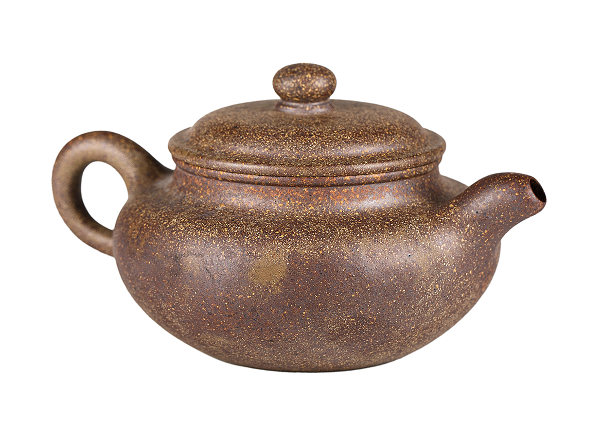 Чайник # 52260, дровяной обжиг/исинская глина, ручная работа, 160 мл.