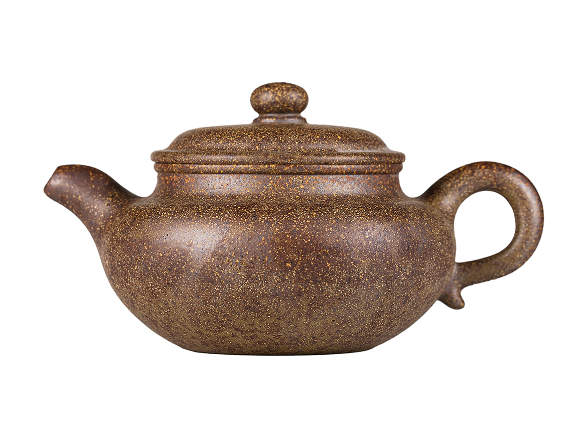 Чайник # 52260, дровяной обжиг/исинская глина, ручная работа, 160 мл.