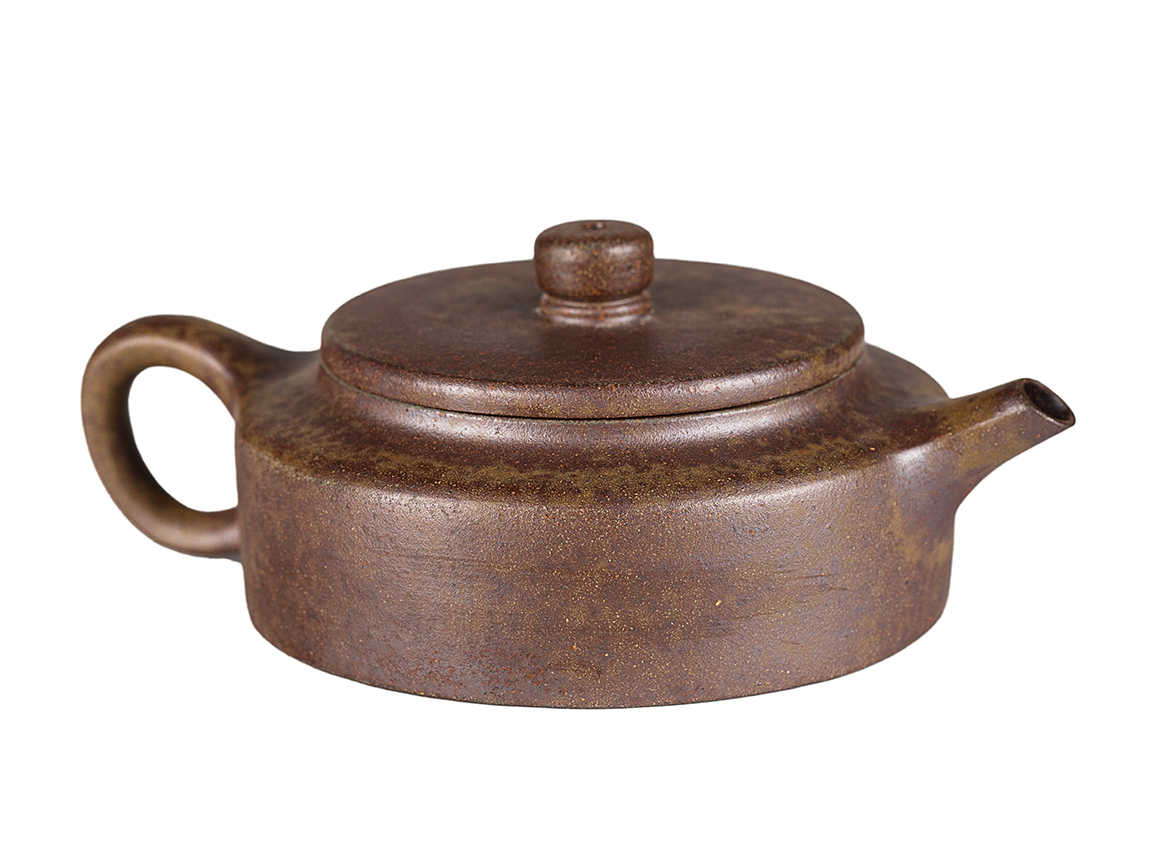 Чайник # 52261, дровяной обжиг/исинская глина, ручная работа, 100 мл.