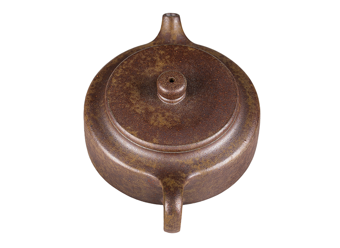 Чайник # 52261, дровяной обжиг/исинская глина, ручная работа, 100 мл.