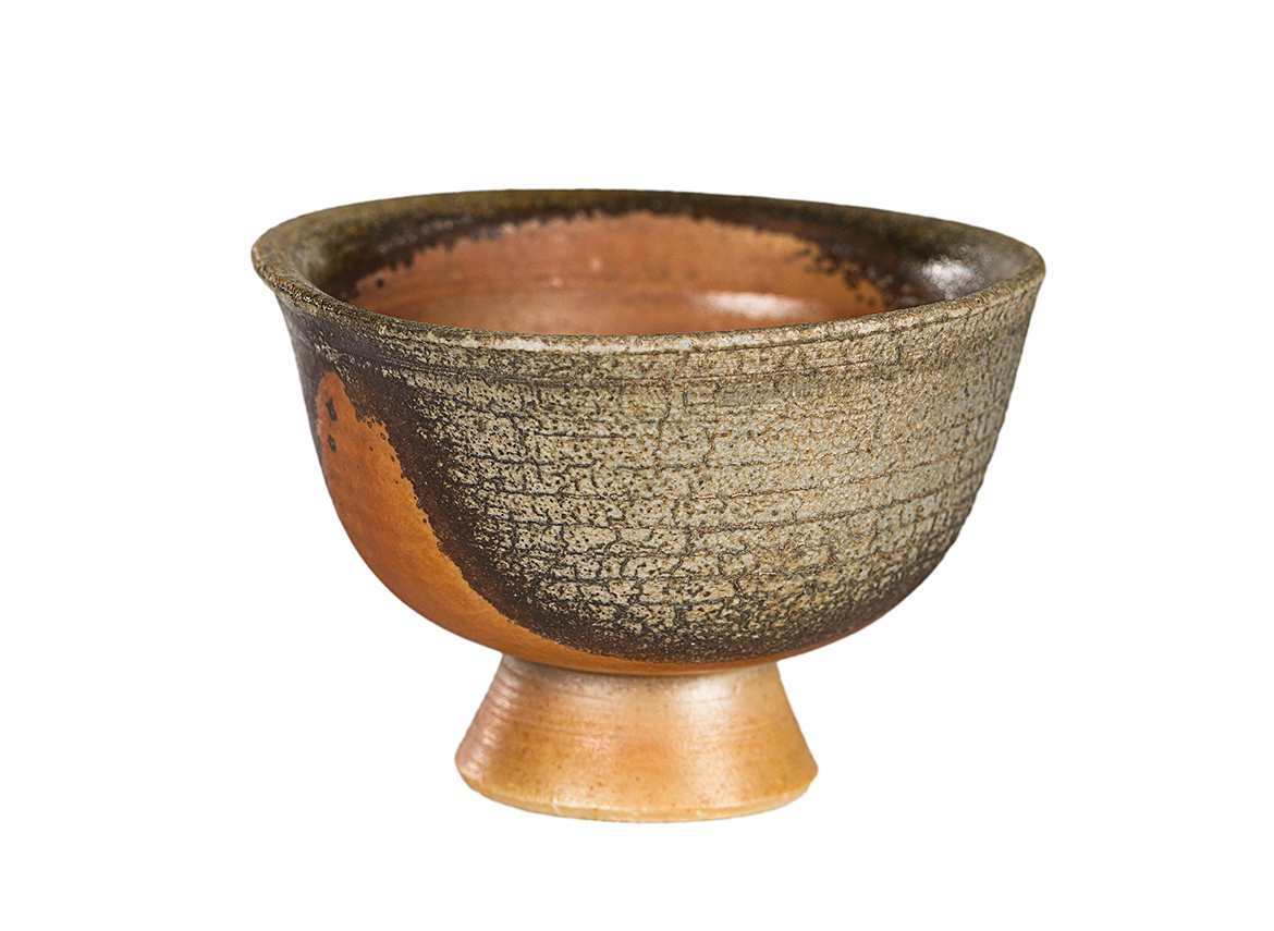 Чайник # 52262, дровяной обжиг/исинская глина, ручная работа, 120 мл.