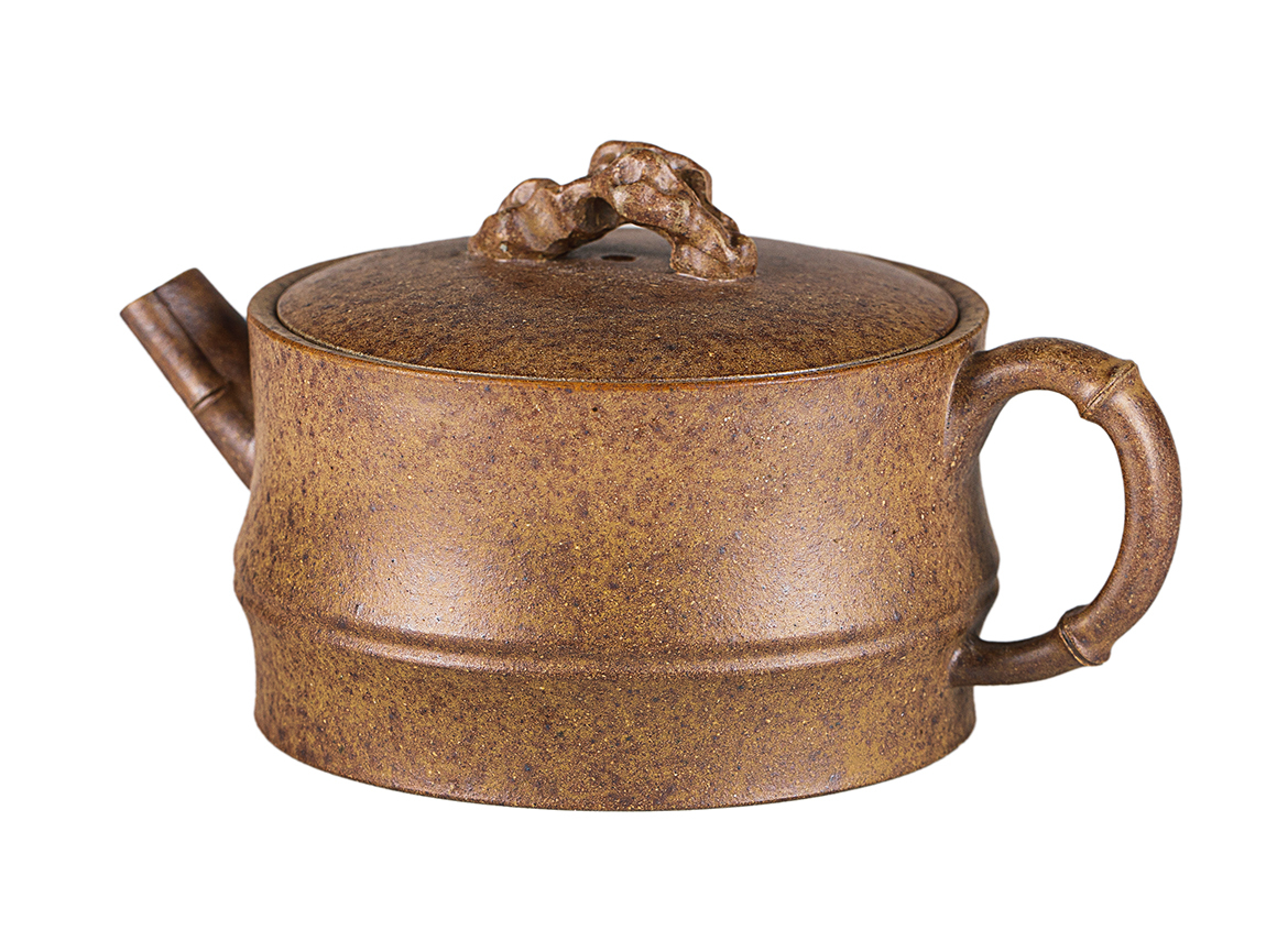 Чайник # 52262, дровяной обжиг/исинская глина, ручная работа, 120 мл.