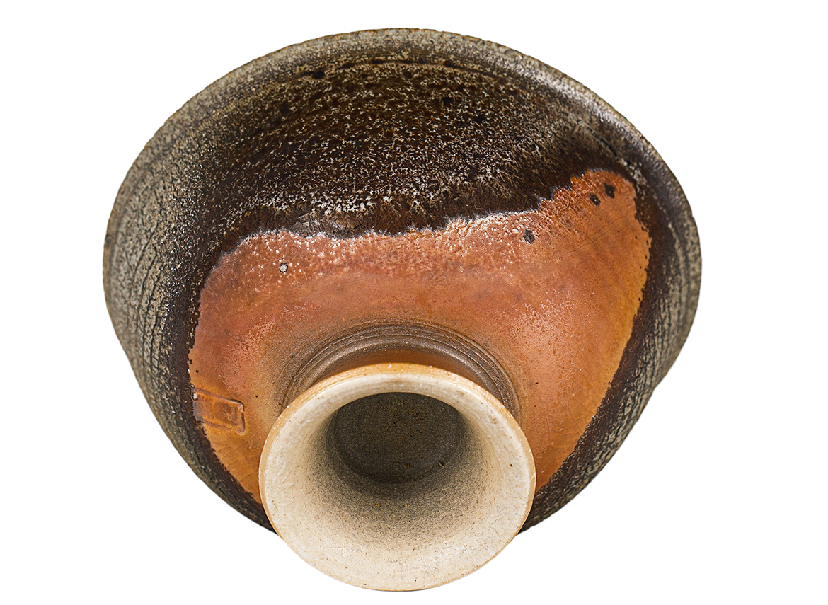 Чайник # 52262, дровяной обжиг/исинская глина, ручная работа, 120 мл.