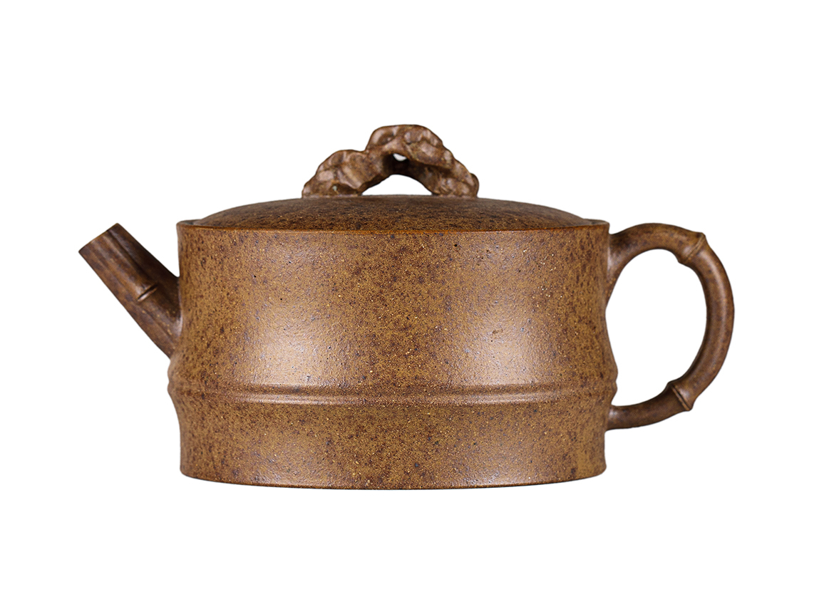 Чайник # 52262, дровяной обжиг/исинская глина, ручная работа, 120 мл.