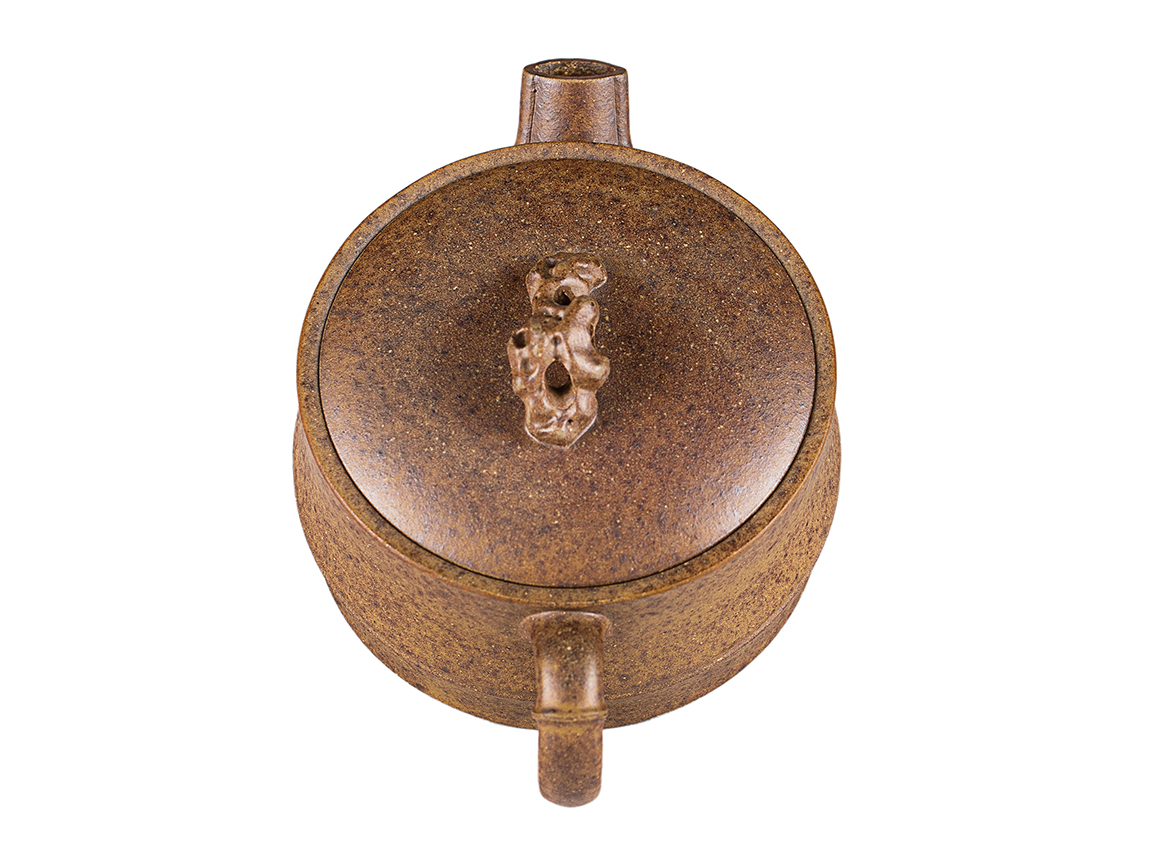 Чайник # 52262, дровяной обжиг/исинская глина, ручная работа, 120 мл.