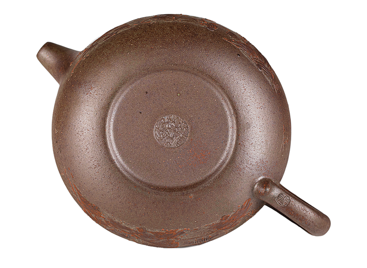 Чайник # 52263, дровяной обжиг/исинская глина, ручная работа, 200 мл.