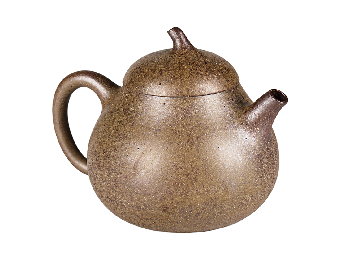 Чайник # 52268, дровяной обжиг/исинская глина, ручная работа, 140 мл.