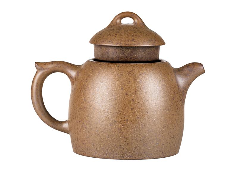 Чайник # 52270, дровяной обжиг/исинская глина, ручная работа, 260 мл.