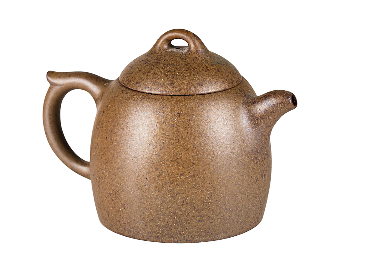 Чайник # 52270, дровяной обжиг/исинская глина, ручная работа, 260 мл.