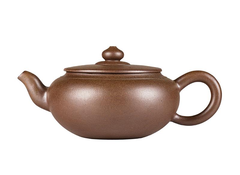 Чайник # 52272, дровяной обжиг/исинская глина, ручная работа, 180 мл.