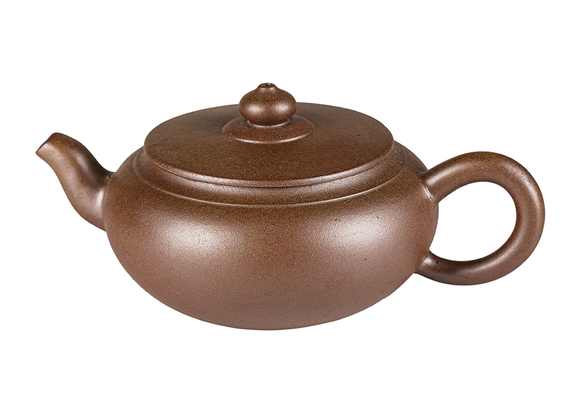 Чайник # 52272, дровяной обжиг/исинская глина, ручная работа, 180 мл.