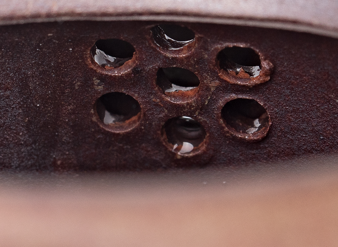 Чайник # 52273, дровяной обжиг/исинская глина, ручная работа, 165 мл.